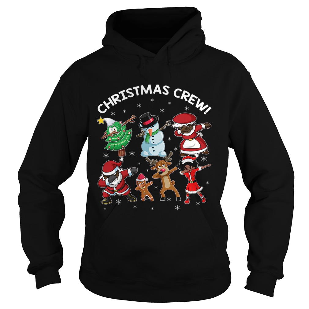 1572862238Black Santa Claus African American Christmas Crew Gift Hoodie