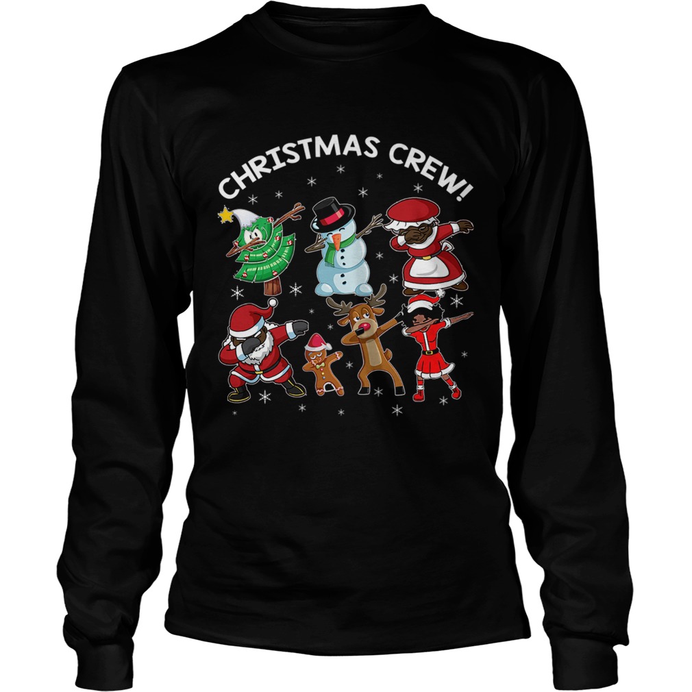 1572862238Black Santa Claus African American Christmas Crew Gift LongSleeve