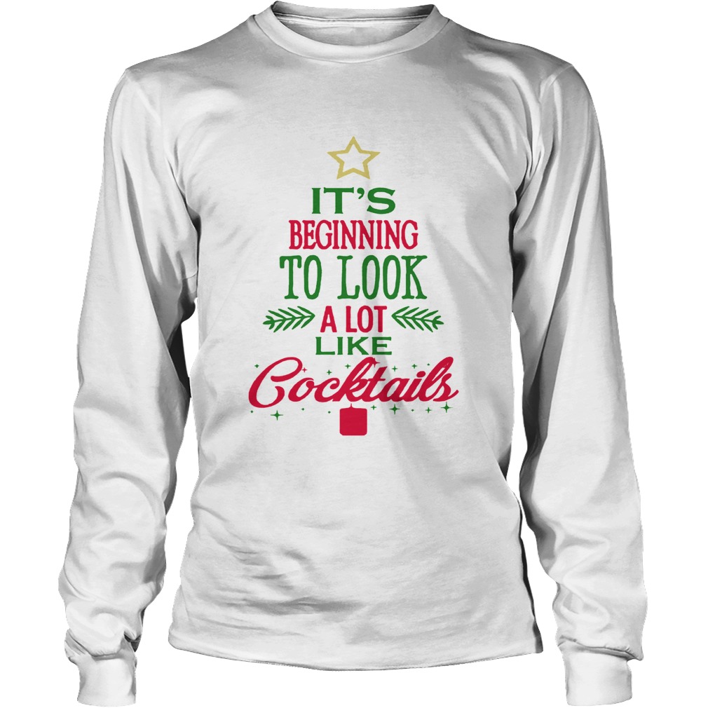 1572863834It's Beginning To Look Like Cocktails Christmas LongSleeve