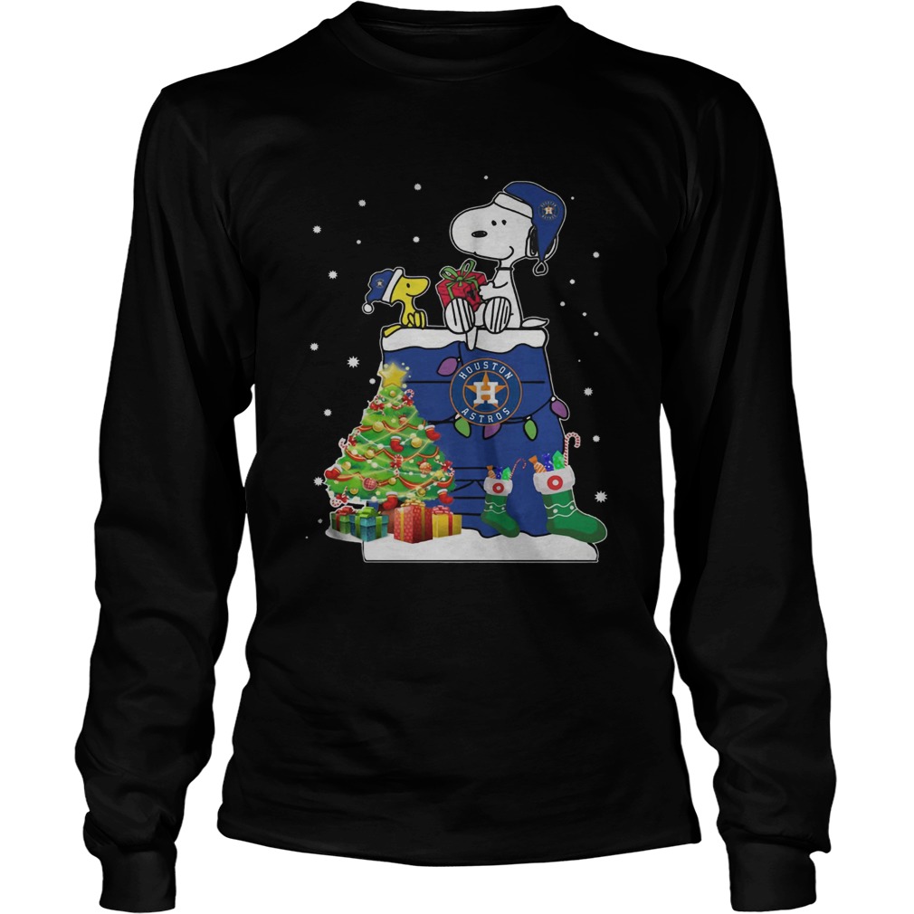 1572864303Houston Astros Snoopy And Woodstock Christmas LongSleeve