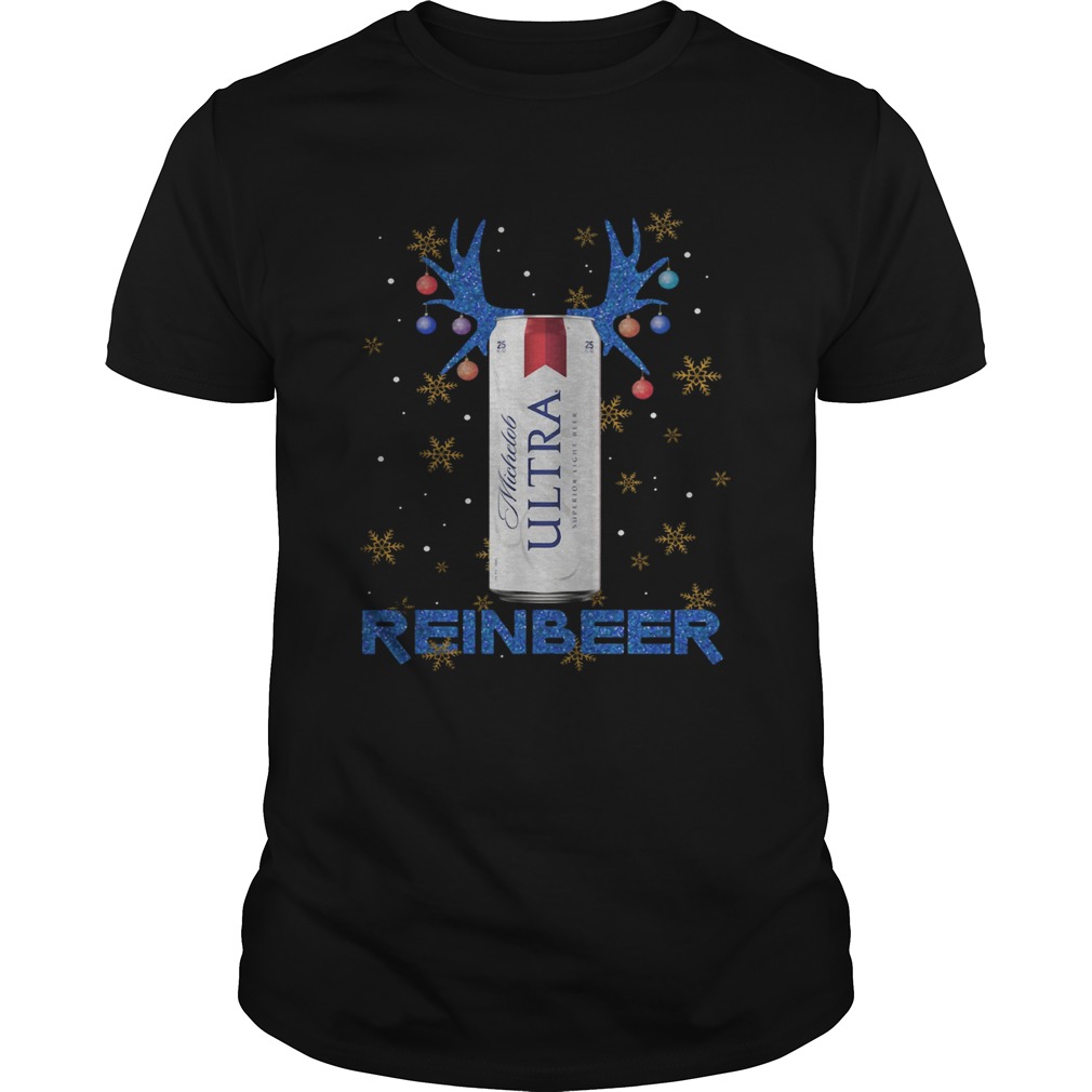 Michelob Ultra Superior Light Beer Reinbeer Christmas shirt