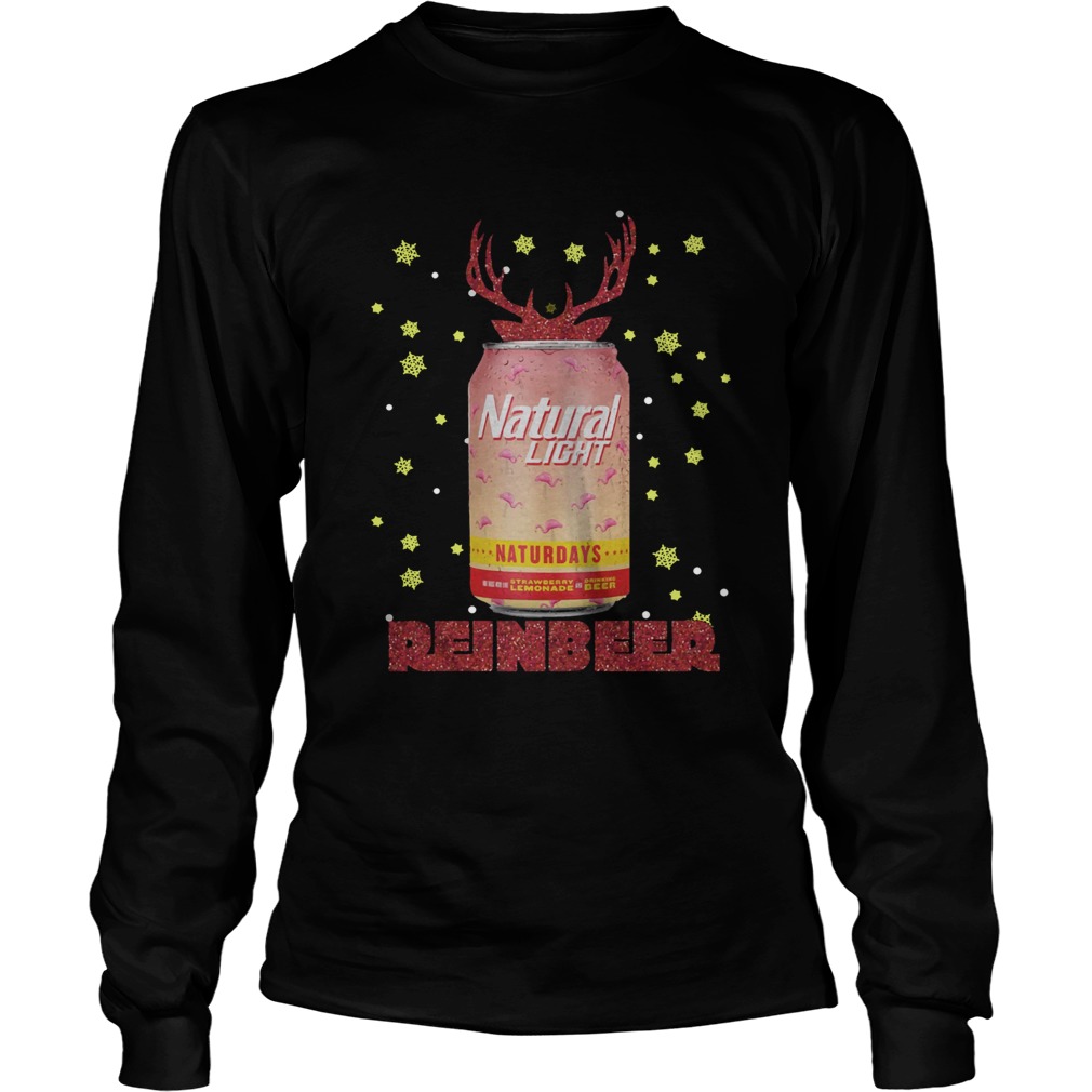 1572864659Natural Light Beer Strawberry Lemonade Naturdays Reinbeer Christmas LongSleeve