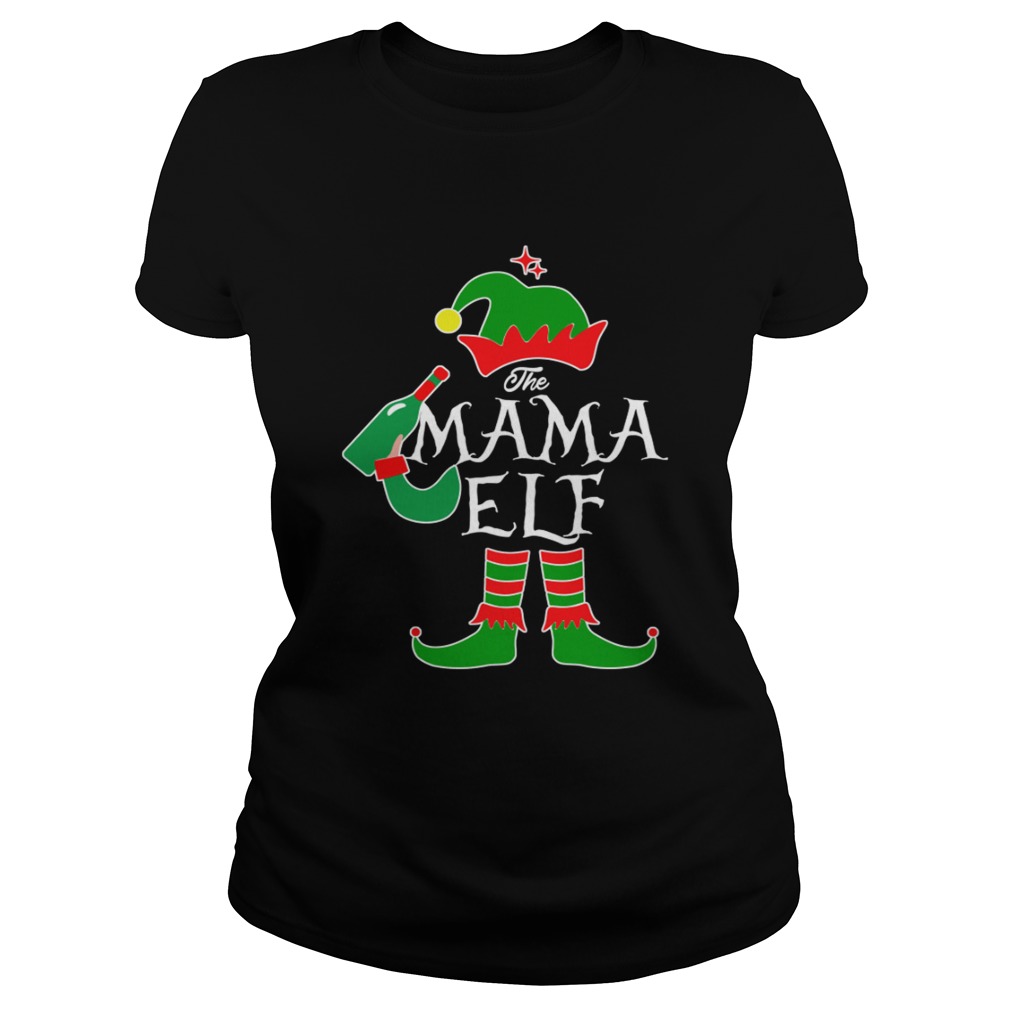 1572865072Funny The Mama Elf Family Matching Group Christmas Classic Ladies