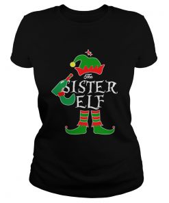 1572865127Funny The Sister Elf Family Matching Group Christmas  Classic Ladies