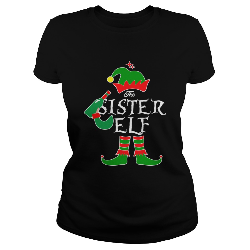 1572865127Funny The Sister Elf Family Matching Group Christmas Classic Ladies