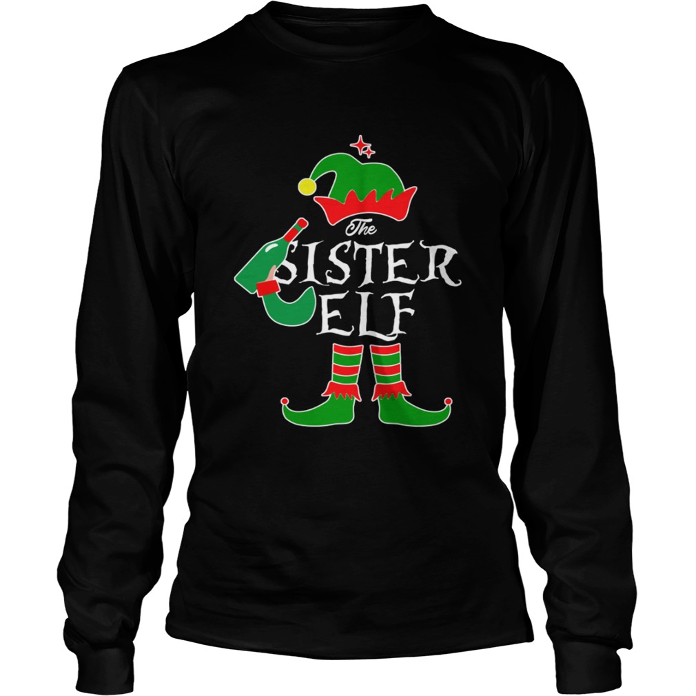 1572865127Funny The Sister Elf Family Matching Group Christmas LongSleeve