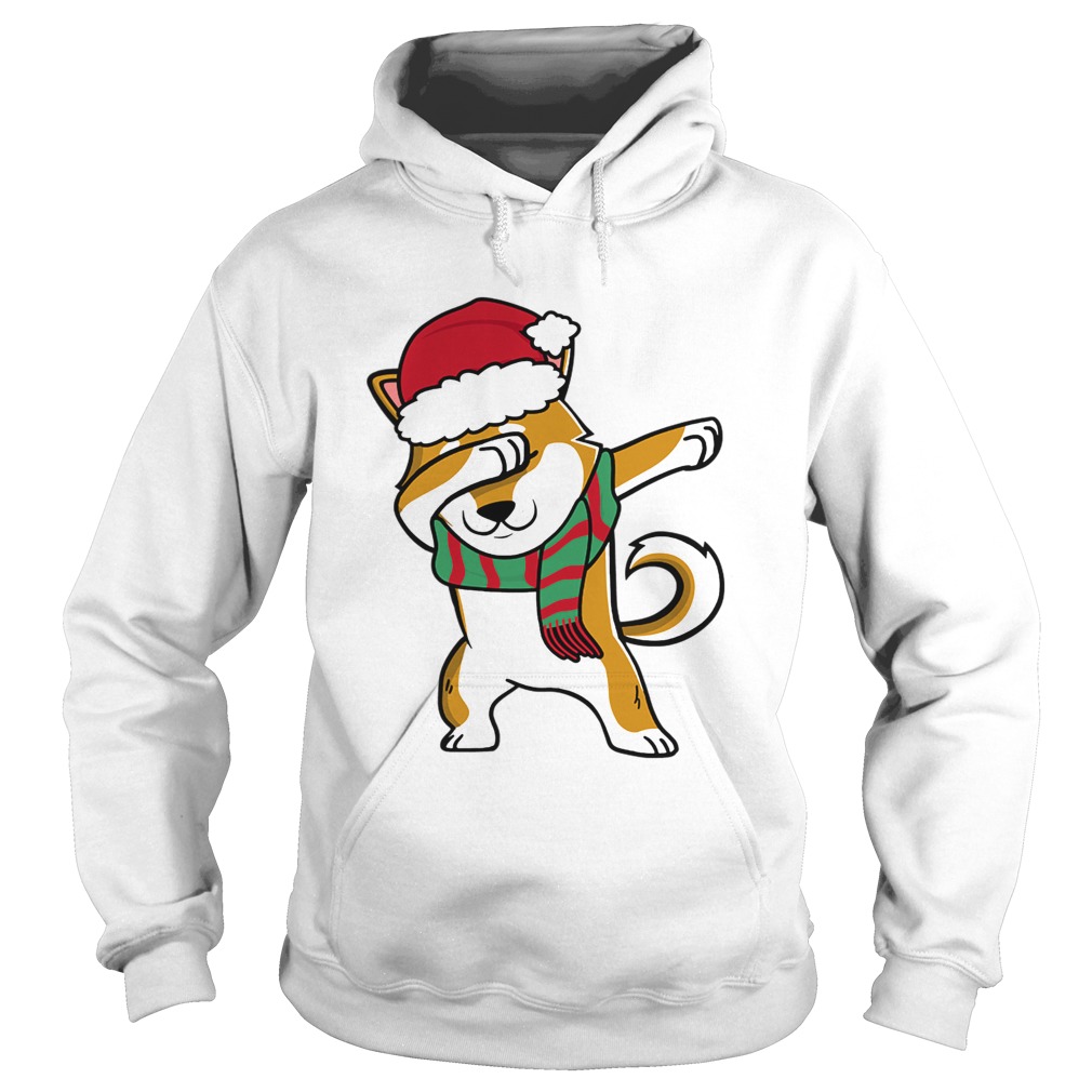 1572867996Dabbing Corgi Christmas Tee For Dog Lover Hoodie