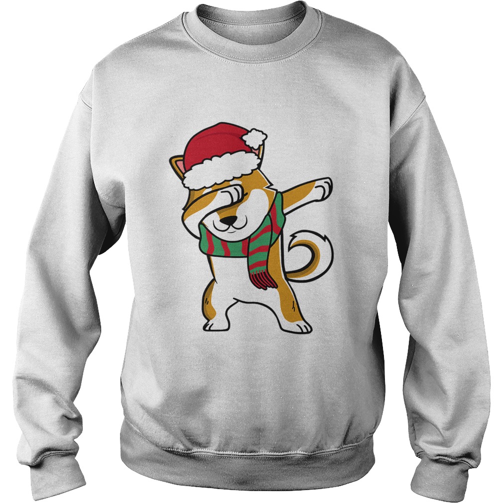 1572867996Dabbing Corgi Christmas Tee For Dog Lover Sweatshirt