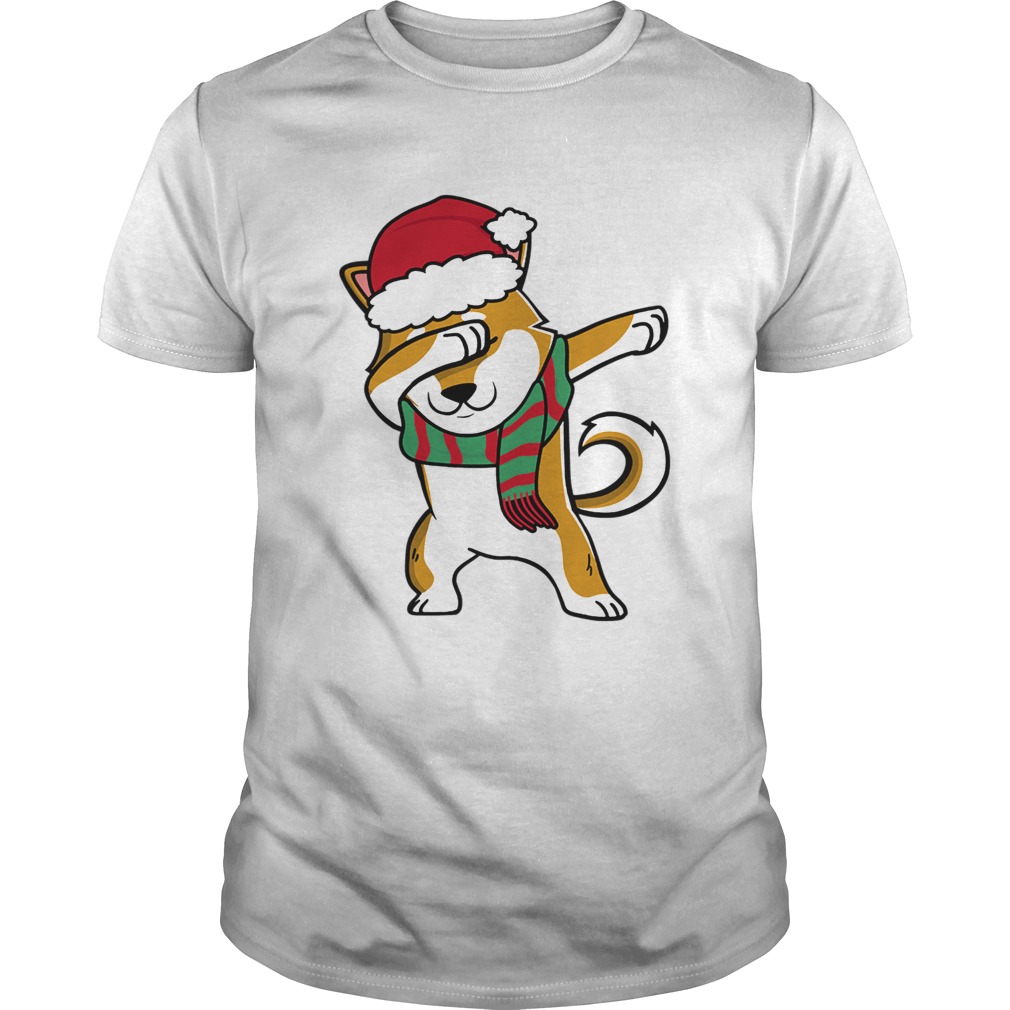 Dabbing Corgi Christmas Tee For Dog Lover shirt