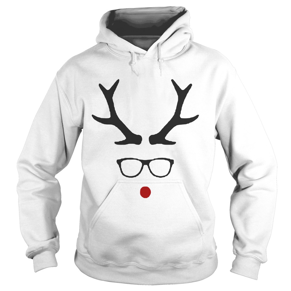 1572868190Hipster Rudolph Christmas Hoodie