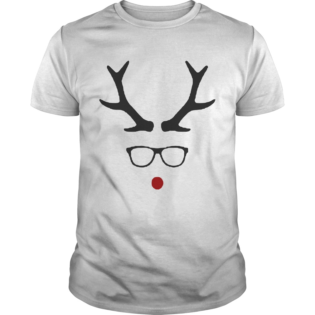 Hipster Rudolph Christmas shirt