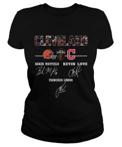 1572871962Cleveland Cavaliers Baker Mayfield Kevin Love signature  Classic Ladies