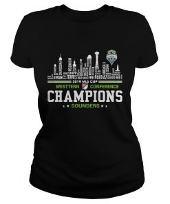 2019 MLS Cup Western Conference Champions Sounders building  Classic Ladies