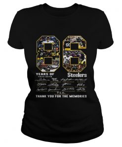 86 Years Of Pittsburgh Steelers 19332019 signatures  Classic Ladies