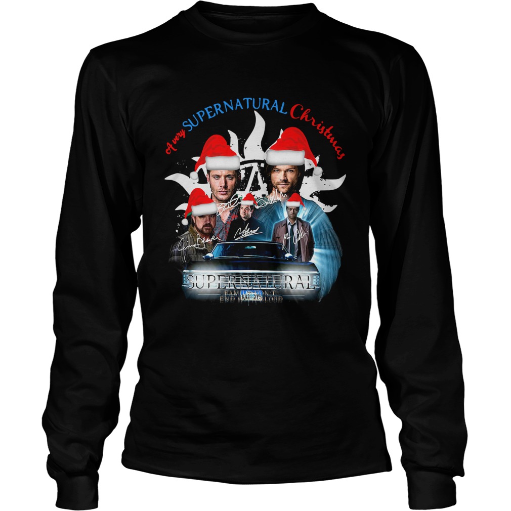 A Very Supernatural Christmas Signatures LongSleeve