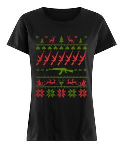 Ak47 Ugly Christmas  Classic Women's T-shirt