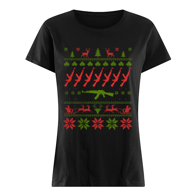 Ak47 Ugly Christmas Classic Women's T-shirt