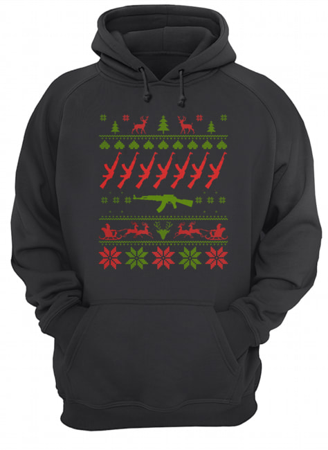 Ak47 Ugly Christmas Unisex Hoodie