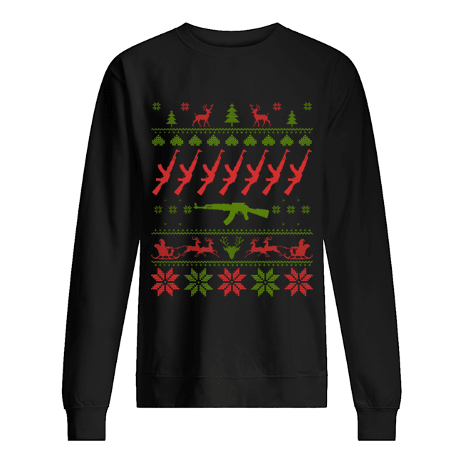 Ak47 Ugly Christmas Unisex Sweatshirt