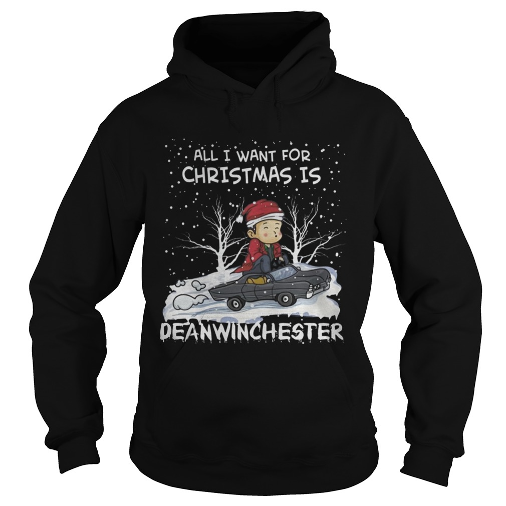 All I Want For Christmas Is Dean Winchester Hoodie