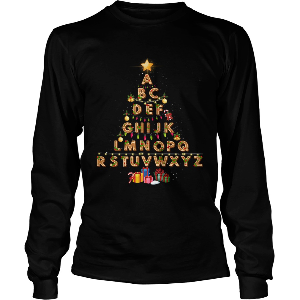 Alphabet Christmas Lights LongSleeve