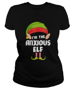 Anxious Elf Matching Family Group PJ Christmas  Classic Ladies