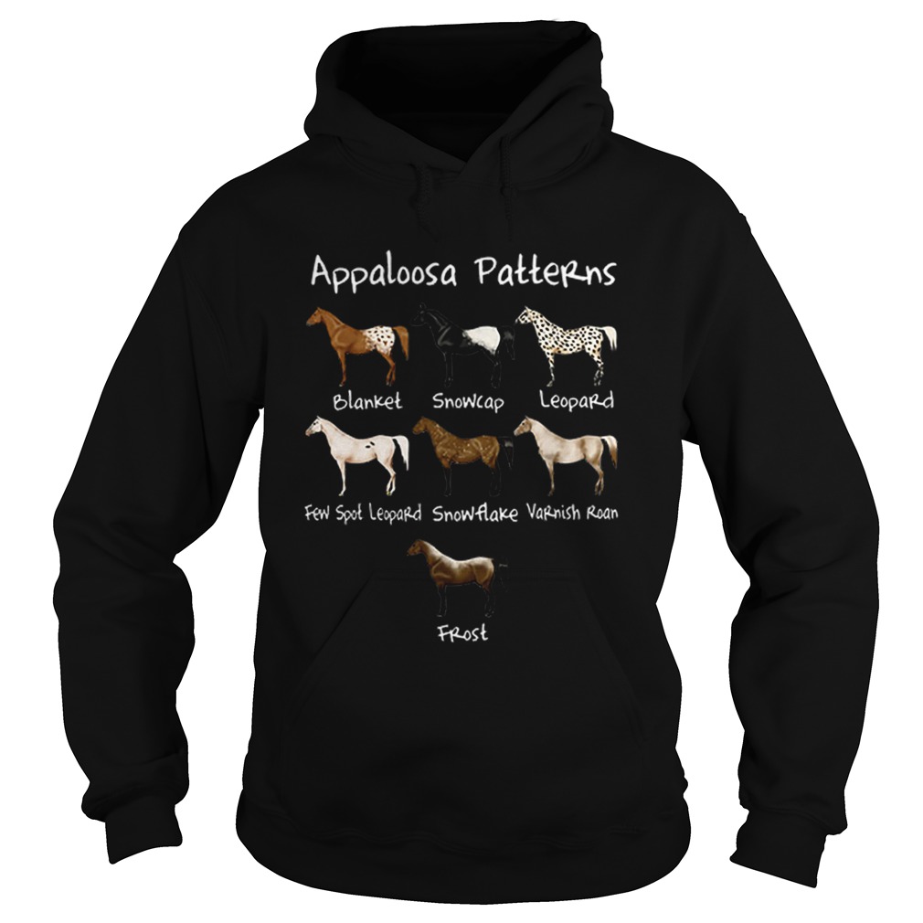 Appaloosa patterns blanket snowcap leopard few spot leopard Hoodie