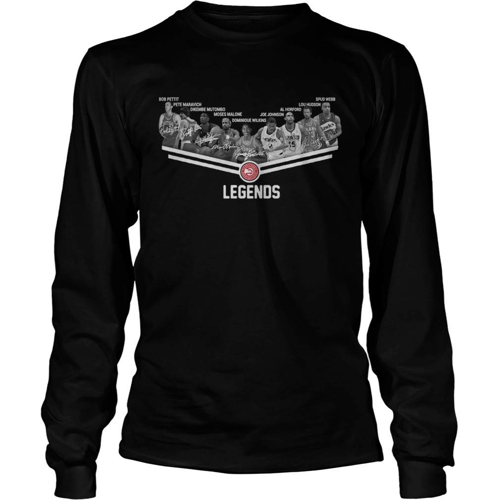 Atlanta Hawks Player Legends Signatures LongSleeve