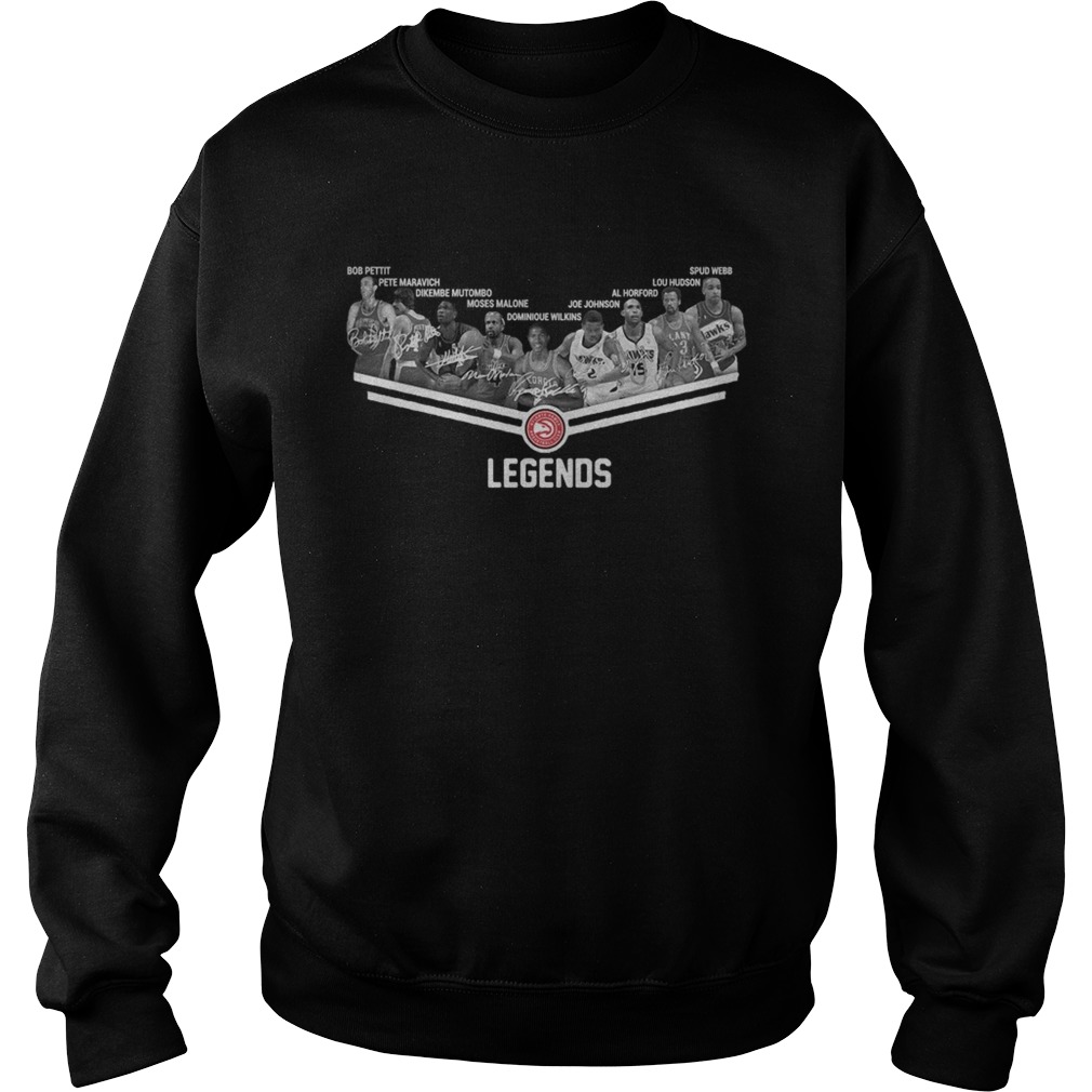 Atlanta Hawks Player Legends Signatures Sweatshirt