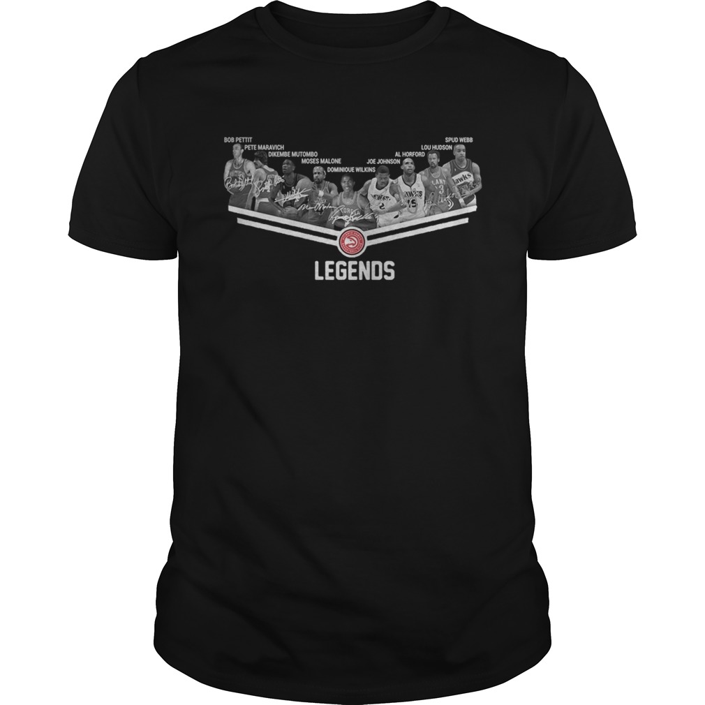 Atlanta Hawks Player Legends Signatures shirt