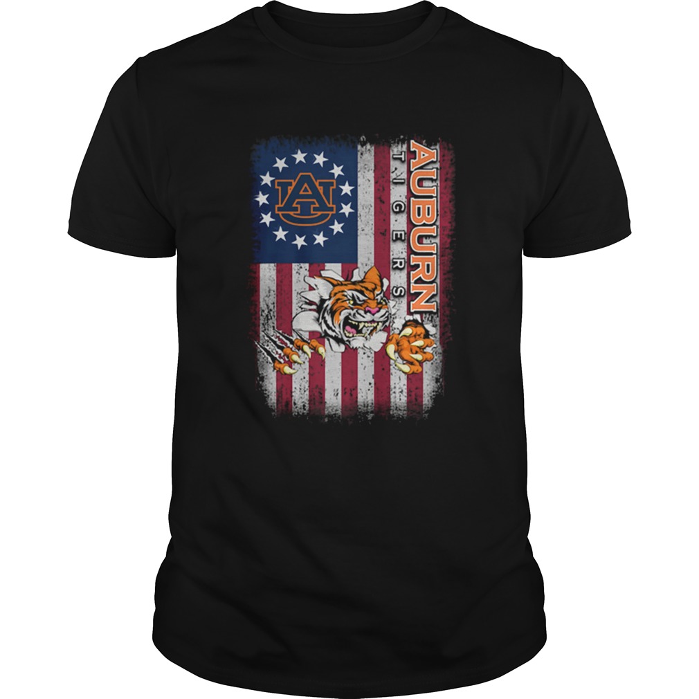 Auburn Tigers Betsy Ross flag shirt