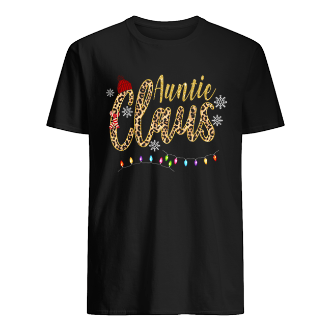 Auntie Claus Leopard Christmas shirt