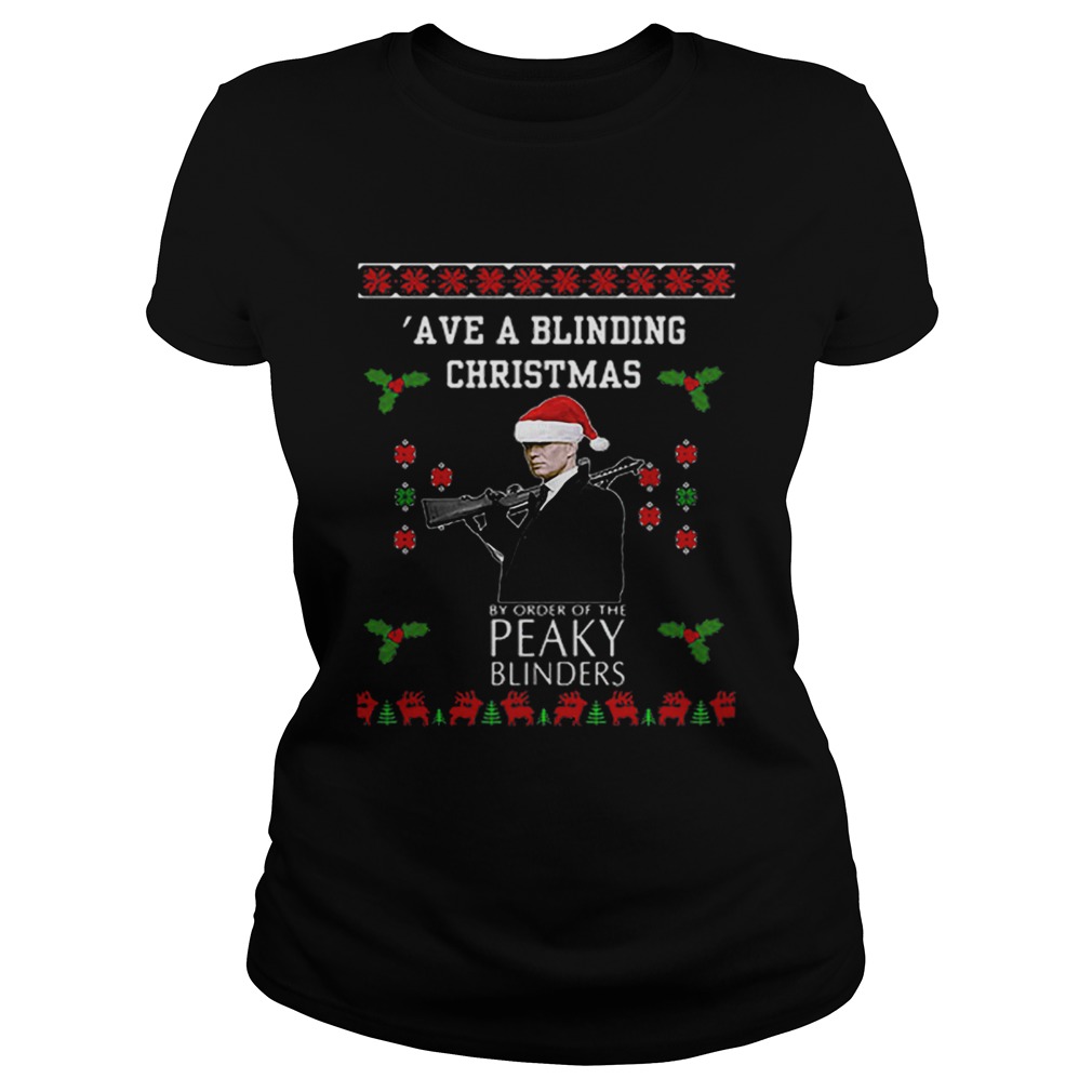 Ave A Blinding Christmas The Peaky Blinders Ugly Christmas Classic Ladies