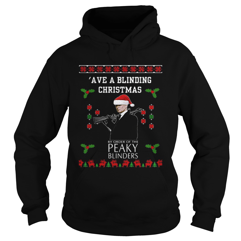 Ave A Blinding Christmas The Peaky Blinders Ugly Christmas Hoodie