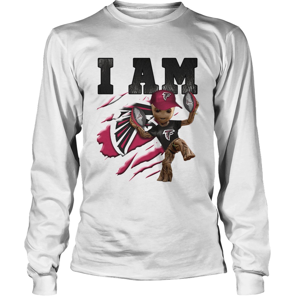 Baby Groot I Am Atlanta Falcons LongSleeve