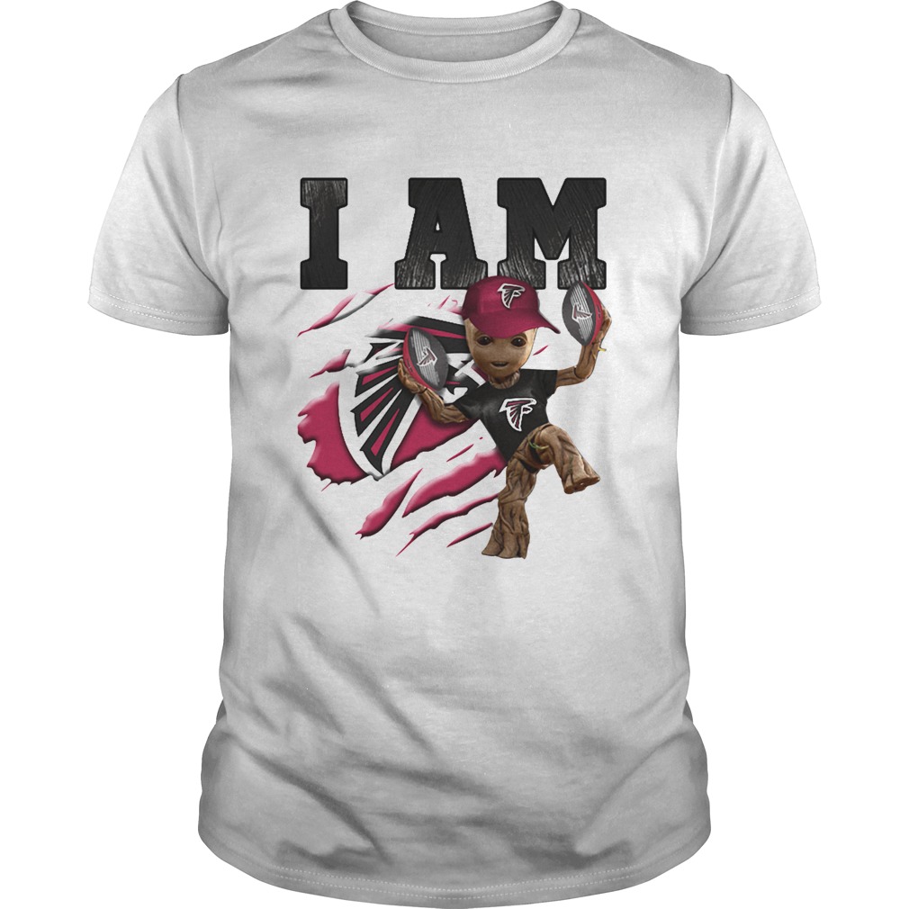 Baby Groot I Am Atlanta Falcons shirt