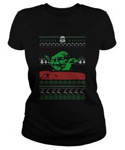 Baby Yoda Star Wars Ugly Christmas  Classic Ladies