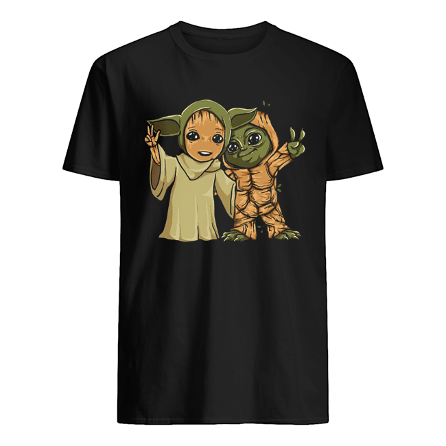 Baby Yoda and Groot shirt