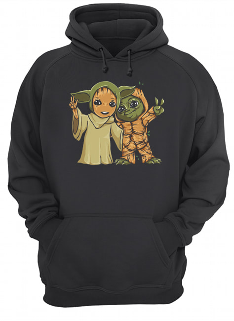 Baby Yoda and Groot Unisex Hoodie