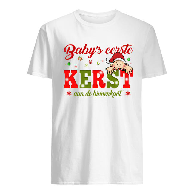 Baby’s Eerste Kerst Aan De Binnenkant Christmas shirt