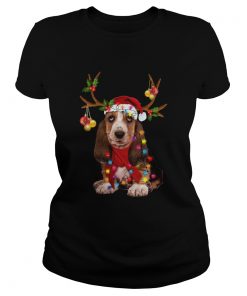 Basset Hound Gorgeous Reindeer  Classic Ladies