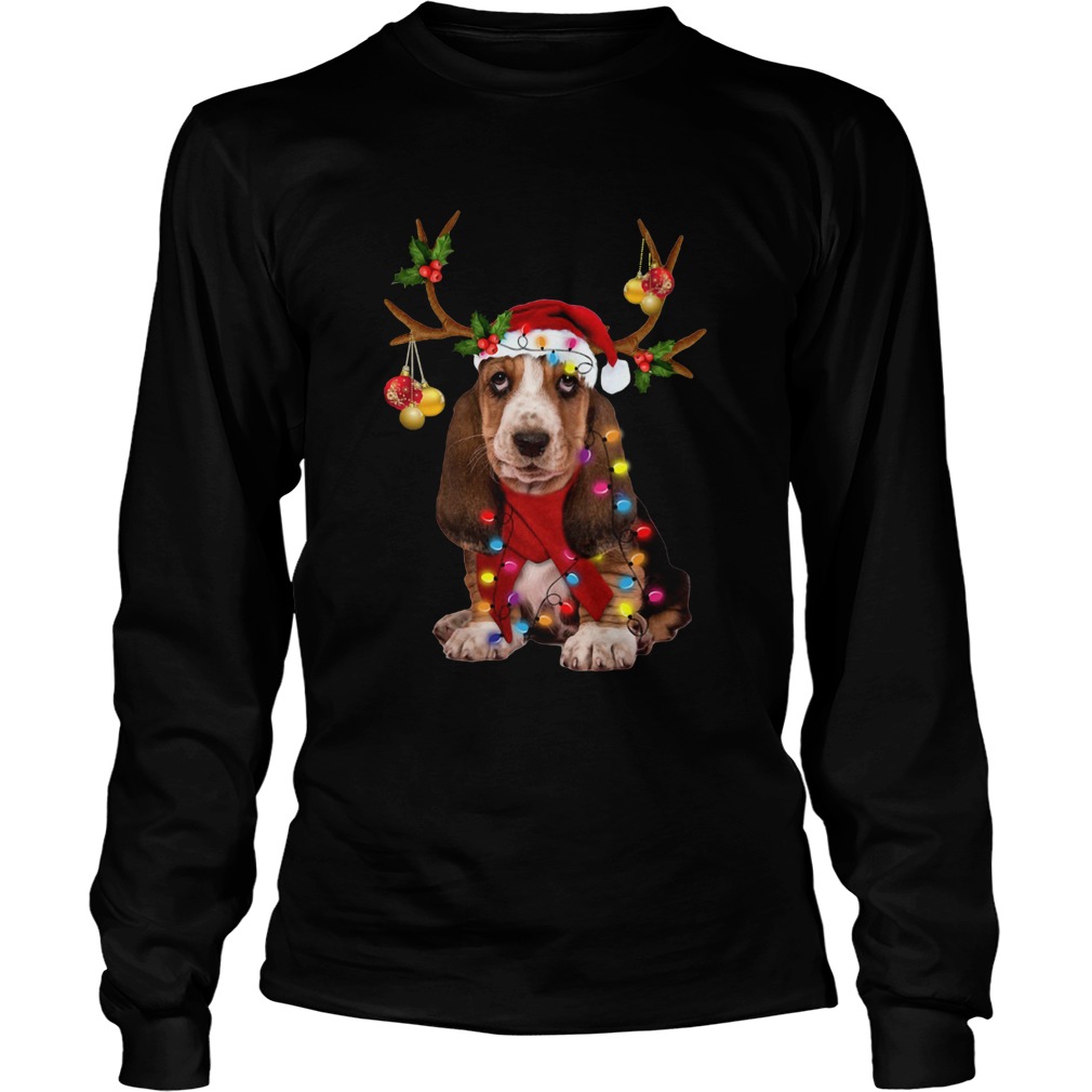 Basset Hound Gorgeous Reindeer LongSleeve