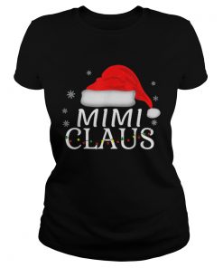 Beautiful Mimi Claus Funny Christmas Pajamas Matching Grandmother Gift  Classic Ladies