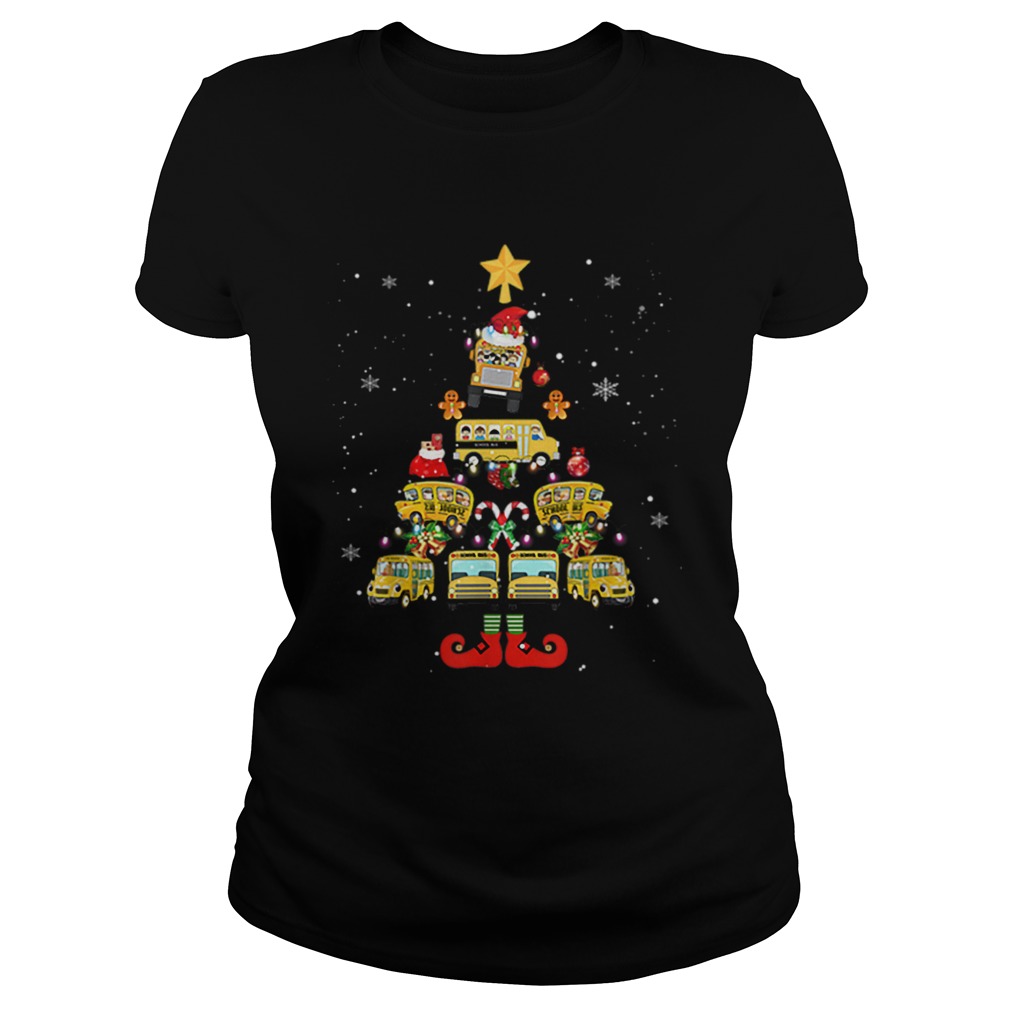 Beautiful School Bus Driver Christmas Tree Gift Classic Ladies