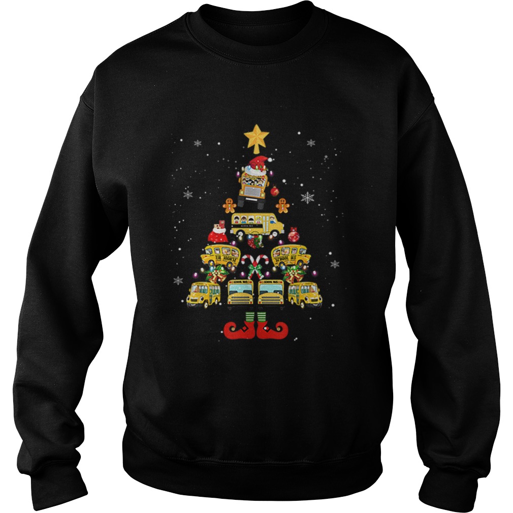 Beautiful School Bus Driver Christmas Tree Gift Sweatshirt