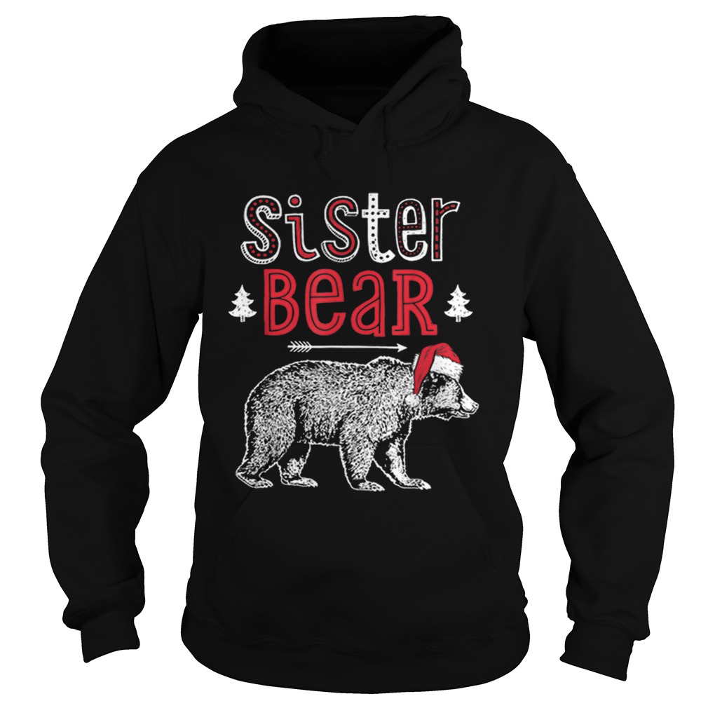 Beautiful Sister Bear Christmas Santa Family Matching Pajamas Hoodie