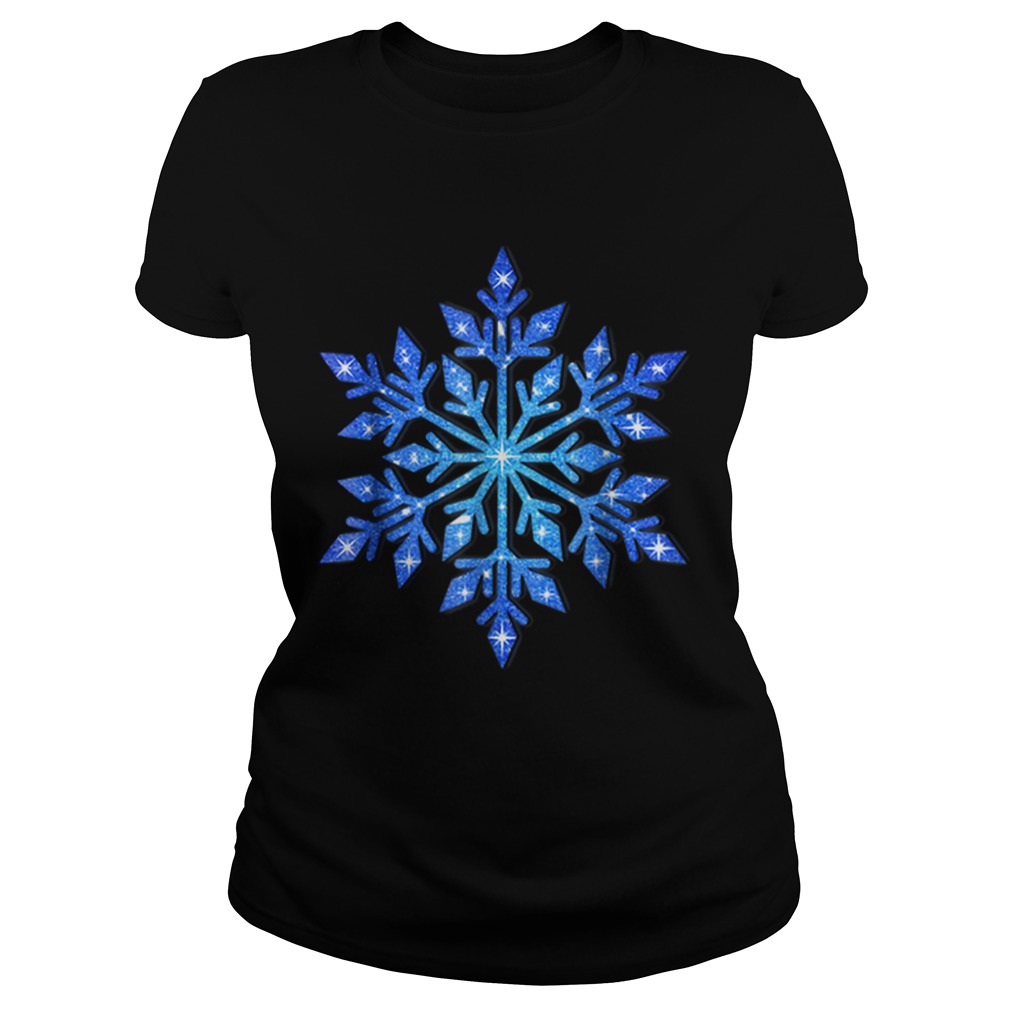 Beautiful Snowflake Winter Christmas Frozen Snow Gift Classic Ladies