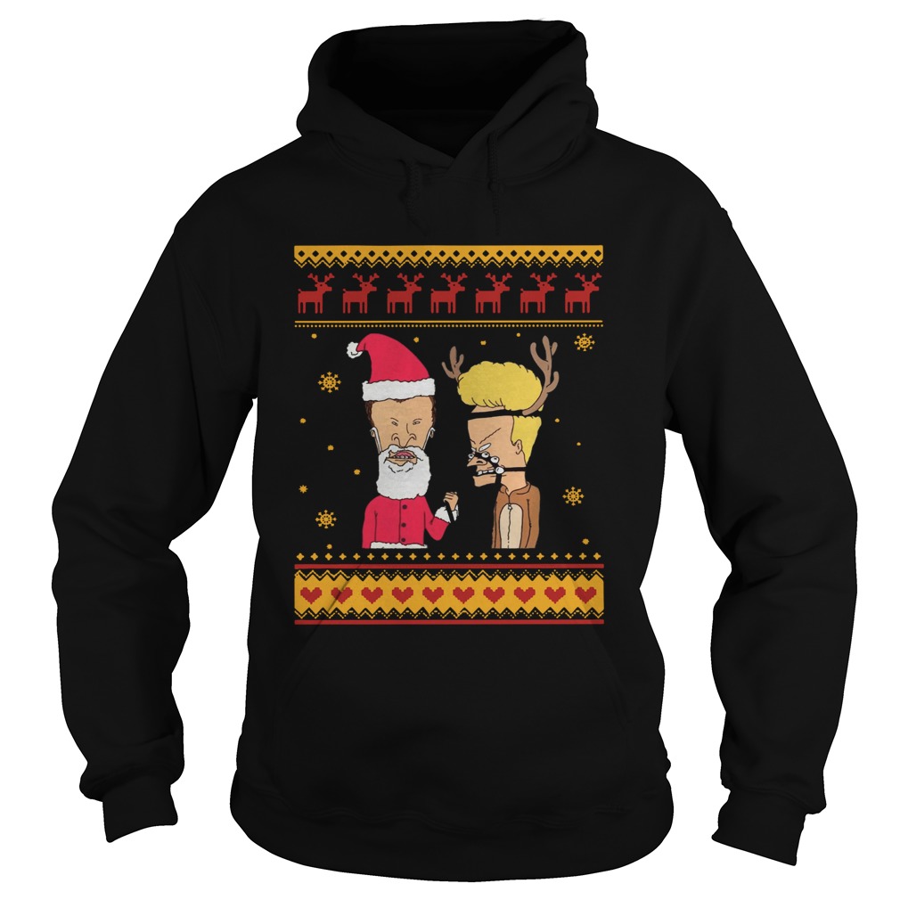 Beavis And Butthead Christmas Hoodie