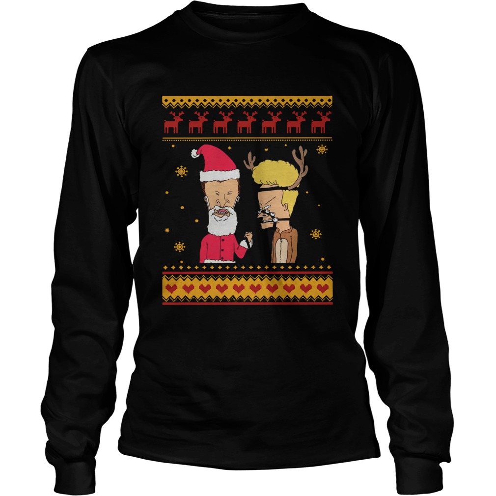 Beavis And Butthead Christmas LongSleeve