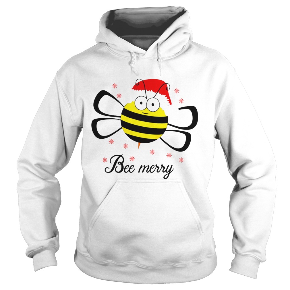 Bee Merry Christmas Hoodie